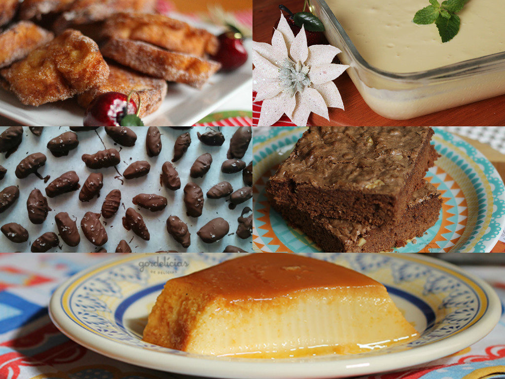 Sobremesas para a ceia de Natal: 15 receitas irresistíveis. Post completo em https://raquelicias.com.br/.