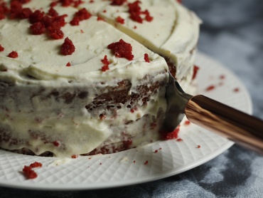 Bolo Red Velvet com Beterraba (sem corante) :: Raquelícias