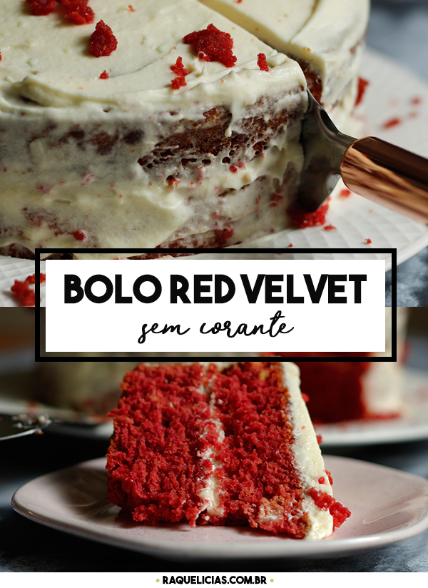 Red Velvet de Beterraba sem corante | Raquelícias