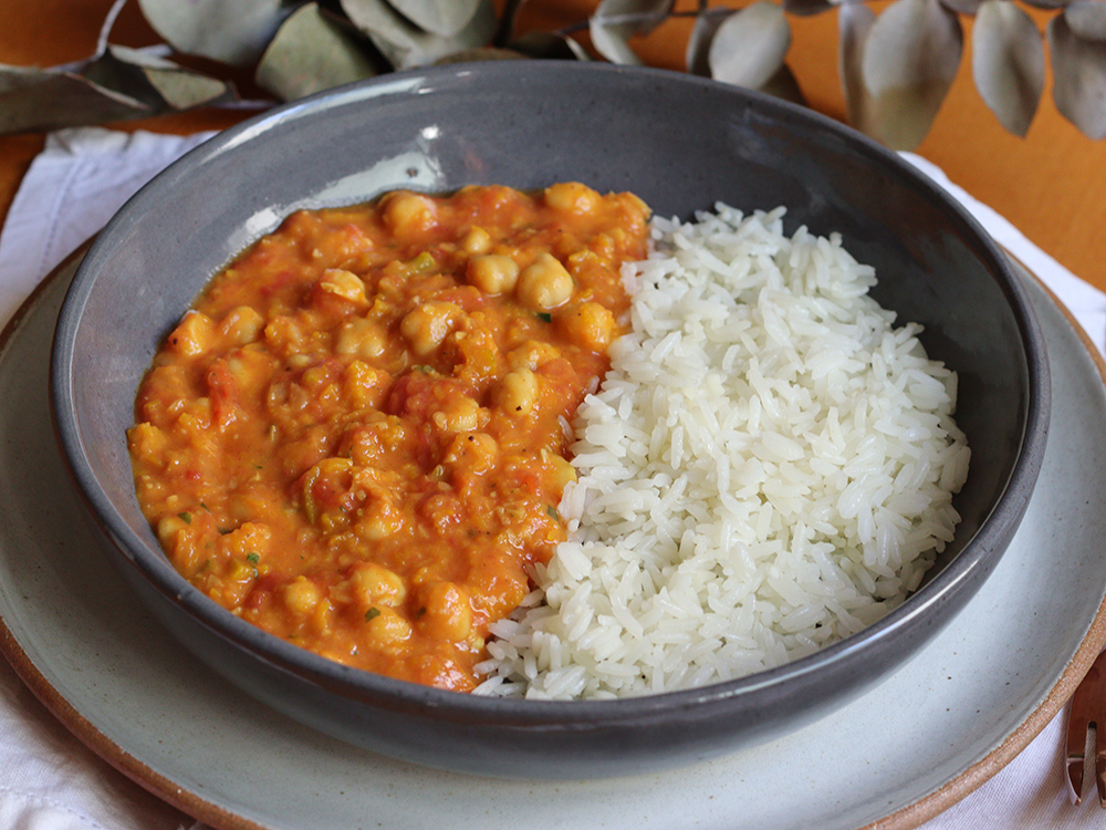 Raquelícias :: Curry de Grão-de-Bico e Abóbora